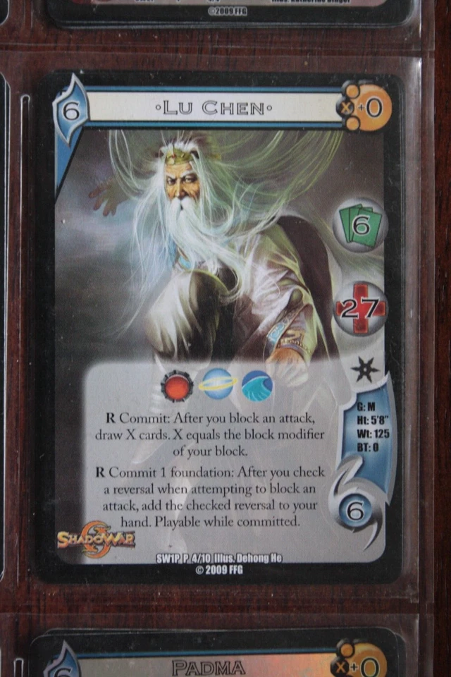 Universal Fighting System ShadowWar Promo *Lu Chen* Set SW1P - Image 1 of 1