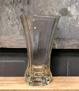 Designer Laura Biagotti France Lead Crystal Large 9.75” Tall Vase MCM Styling - Picture 1 of 6