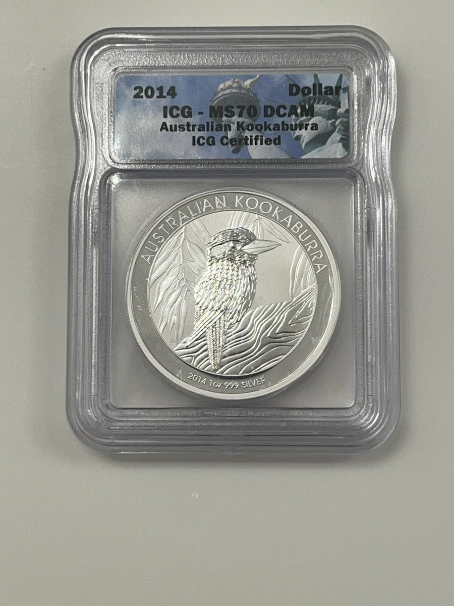 2014年 オーストラリア クーカバラ 1ドル 銀貨 MS 70 NGC Australian