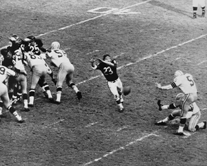 1961 Green Bay Packers BART STARR & PAUL HORNUNG Glossy 8x10 Photo Print Poster - Picture 1 of 1