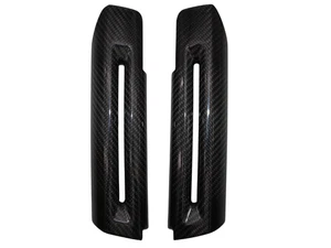 For 2015-23 Ford Mustang S550 Gloss Carbon Fiber Interior Door Handle Covers Set - Picture 1 of 10