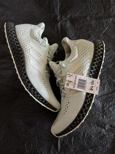 Adidas 4D Futurecraft Running Linen Green Shoe Gx6603 Men Sz 9.5/ Wmns 10.5 - Picture 1 of 5