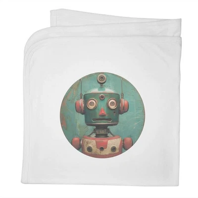 Manta/Chal Bebé Algodón 'Robot Sorprendido' (BY00036958) Foto 1 de 2