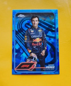 2024 Formula 1 Topps Chrome Sapphire Sergio Perez #2 F1 Portrait Checko RedBull  - Picture 1 of 2