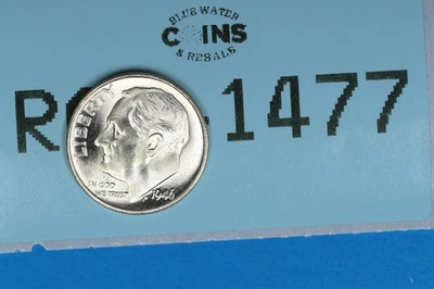 1946-S 10C ROOSEVELT SILVER DIME BU Early US Type RAW-1477 - Image 1 of 2