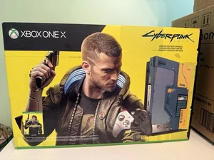 Microsoft Xbox One X Cyberpunk 2077 Limited Edition Console Brand New - 1TB - Picture 1 of 5