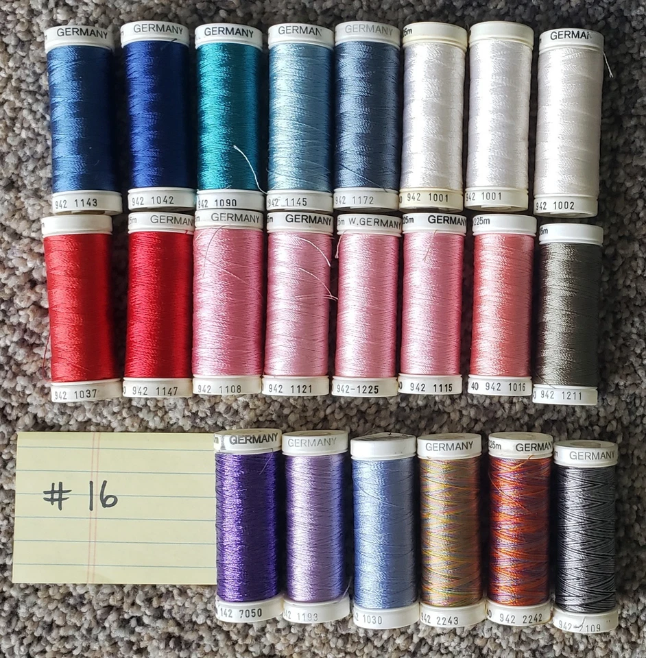 22 NEW Spools Sulky Embroidery Thread 250 yds each - Image 1 of 1