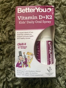 BetterYou Vitamin D + K2 Kids Daily Oral Spray - 15ml - Picture 1 of 4