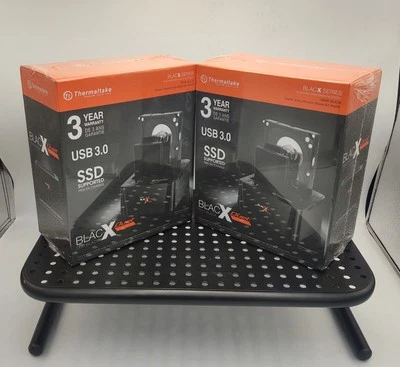2x  Thermaltake BlacX Duet Dual Device Hard Drive Docking Station, ST0014U-D - Image 1 of 4