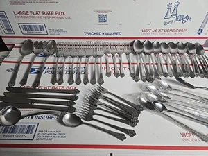 Lot Of 54-National Stainless Flatware Costa Mesa Pattern, Japan - Picture 1 of 24
