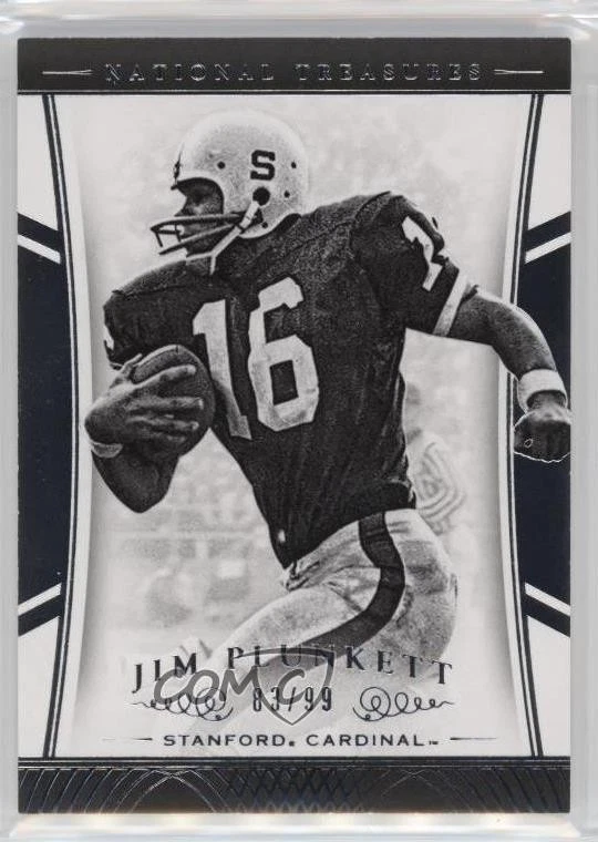 2015 Panini National Treasures College Legends /99 Jim Plunkett #147 - Image 1 of 2