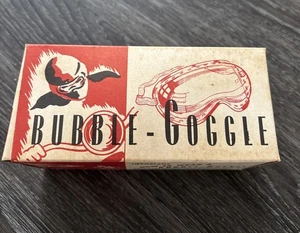 Vintage 50s Paulson Bubble Goggle Bronze Gold Lens With Box, New, USA - Bild 1 von 7