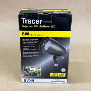 Eaton Tracer LED Floodlight 8W 4000K TCRS8M New - Picture 1 of 10