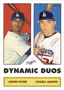 Andre Ethier / Russell Martin 2006 Topps '52 Rookies Dynamic Duos #DD13 Dodgers - Picture 1 of 2