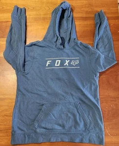 Fox Racing Navy Blue Hoodie XL Blau Sweatshirt Logo FOX - Bild 1 von 16