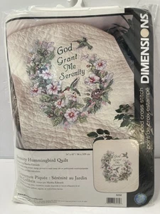 dimensions serenity hummingbird quilt #3232 new/sealed - Picture 1 of 11