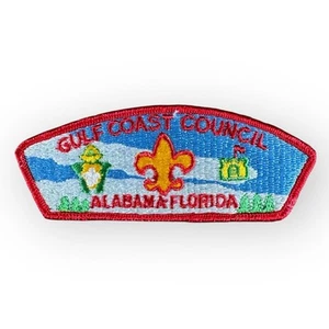 Gulf Coast Council BSA Patch Alabama-Florida Vintage Boy Scouts CSP - Picture 1 of 2