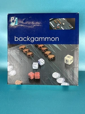 Glass Backgammon Game Complete Set Glass Board and Counters Great Condition  - Image 1 of 4
