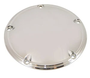 CHROME DERBY COVER for HARLEY TWIN CAM 99-06 Touring Softail Dyna - Foto 1 di 1