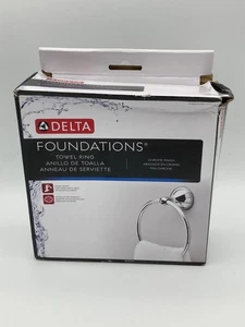 Delta Foundations verchromter Handtuchring FNDS46-BN brandneu - Bild 1 von 12