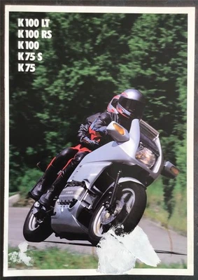 BMW K SERIES Motorcycle  Sales Brochure SEP 1988 #811201020 9/88 - Image 1 of 3