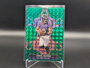 2024 Panini Mosaic LAMAR JACKSON #15 Green Mosaic Baltimore Ravens - Imagen 1 de 2