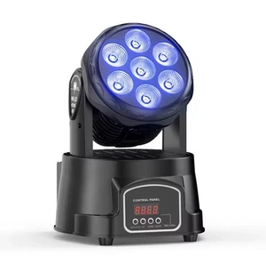 7x15W LED Moving Head Light 4 IN 1 RGBW Professional Stage Effect Wash Light - Picture 1 of 6