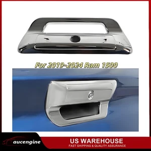 Tailgate Exterior Door Handle Cover With Camera Hole Fits For 2019-2024 Ram 1500 - Picture 1 of 13