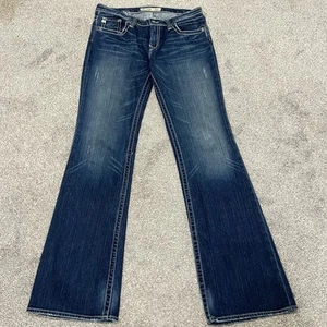 BIG STAR Jeans Women 31XL Maddie Boot Cut Denim Blue Dark Wash Casual Pant 34x36 - Picture 1 of 24