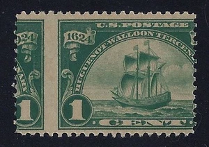 614 - HUGE Scarce Misperf Error "Huguenot-Walloon Tercentenary" Mint NH - Picture 1 of 1