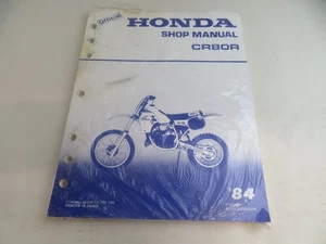 1984 Honda CR80R Service Shop Repair Manual FACTORY DEALERSHIP Manual Shop Manu - Picture 1 of 4