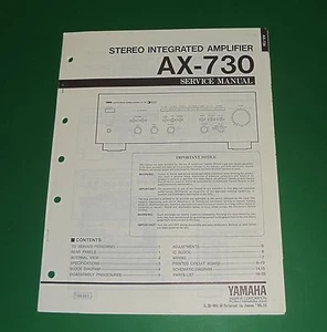 Manuale di servizio originale Yamaha AX-730 - Foto 1 di 1