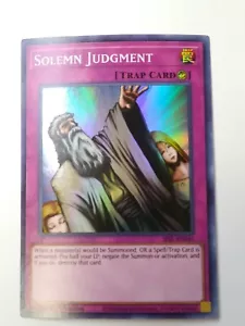 Yugioh Secret Slayers - Solemn Judgment - SESL-EN015 - 1a Edición - Casi Como Nuevo - Imagen 1 de 1