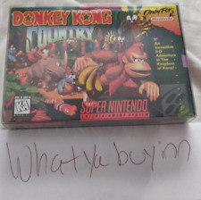 Donkey Kong Country (Nintendo SNES) *COMPLETE IN BOX - TESTED* CIB
