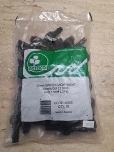 Qty 20 x Inline Tap Barbed Valve 13mm - Antelco LD Irrigation Poly Pipe Fitting - Picture 1 of 2