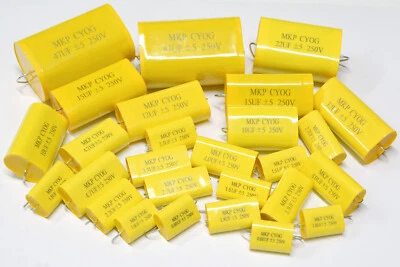 MKP Capacitor 0.47-47uf ±5% 250V - Audio Grade - Speaker Crossover Film Cap - Image 1 of 2