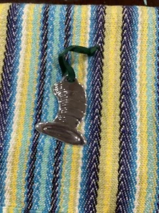 Dr. Seuss Cat In The Hat Christmas Ornament Silver Plated Metal 2004 Classic - Picture 1 of 3