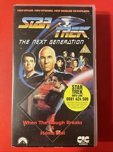 Star Trek TNG VHS TV Show Episodes UK When The Bough Breaks / Home Soil 1987 - Picture 1 of 3