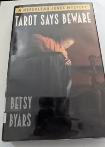 Tarot Says Beware hardcover young people fiction Betsy Byars withdrawn library - Imagen 1 de 3