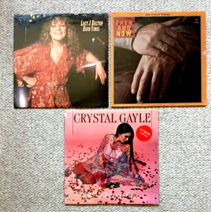 Lot of 3 New, Sealed Country LPs Crystal Gale, Lacy J Dalton, Doc & Merle Watson - Picture 1 of 6