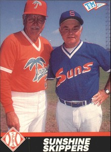 1989-90 T/M Senior League #120 Sunshine Skippers/Earl Weaver/Dick Williams