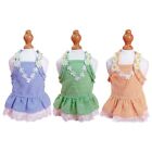 Lovely Puppy Floral Dresses Wedding Dress Lace Clothes Outfit for Big Day
