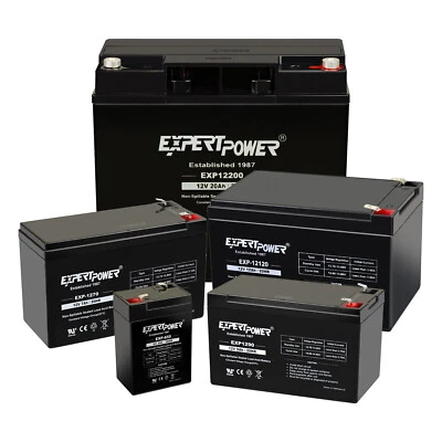 ExpertPower Sealed Lead Acid Battery - 12V 6V 20Ah 18AH 12AH 10Ah 9AH 7AH 5AH - Image 1 of 4