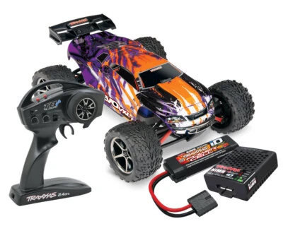 Traxxas E-Revo 1:16 purble violett VXL RTR Brushless mit Akku und USB-C Ladegerä - Bild 1 von 4