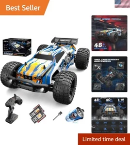 High-Powered 4WD Remote Control Truck with LED Lights - Gift for Kids & Adults - Picture 1 of 11