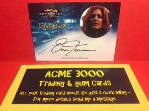 Cryptozoic DC Supergirl Season 1 - EVE TORRES Maxima Autograph Card ET - Picture 1 of 2