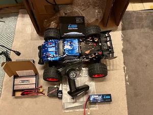Maverick Quantum XT Flux 80A Brushless 4WD 1:10 blau V2 OVP 2xAkku3S Ladegerä - Bild 1 von 17