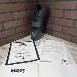 Derrick Williams Autograph Minnesota Timberwolves Under Armour Signed Sz 15 Shoe - Picture 1 of 14