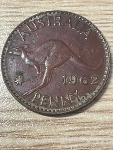 1962 Australian Penny Error Coin (#68) - Picture 1 of 2