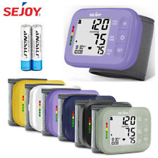 Digital Blood Pressure Monitor Wrist Automatic BP Machine Heart Rate Monitor New